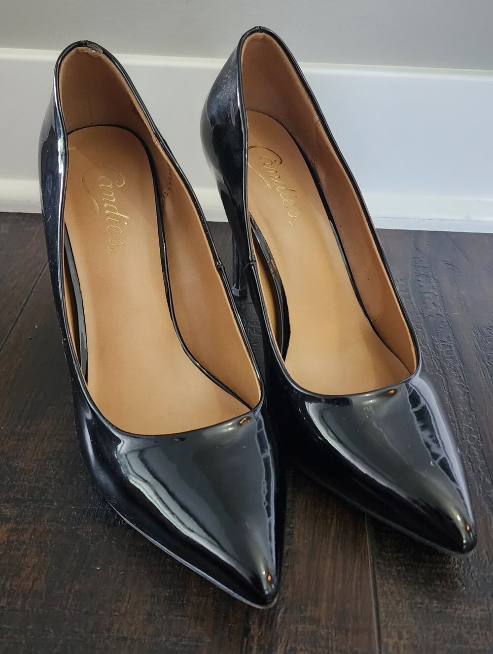 Candie's Black High Heels - Fennel Black
